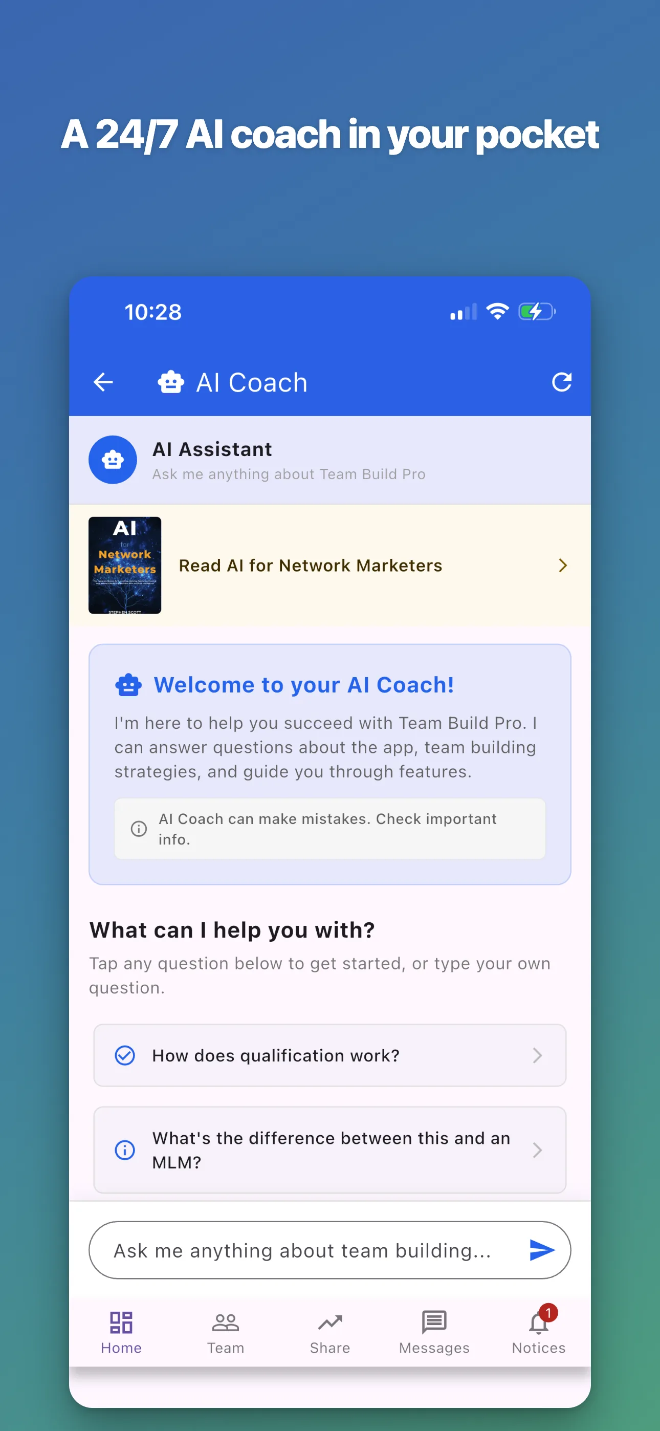 24/7 AI coach