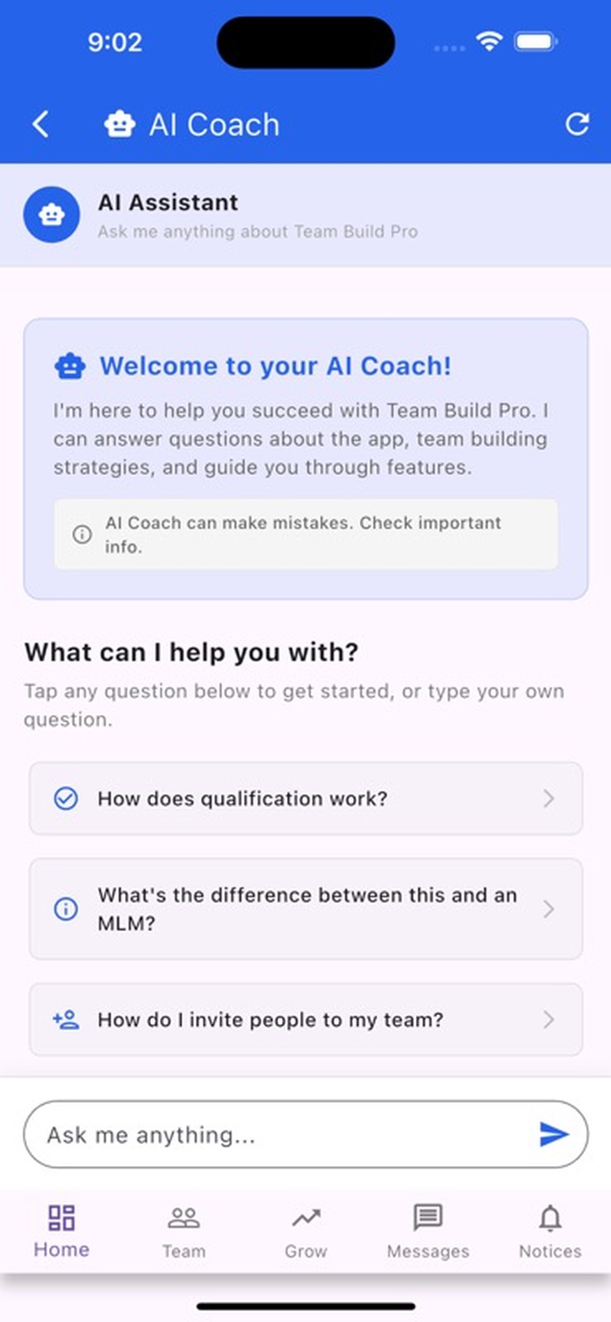 24/7 AI recruiting system answers questions about qualification, compensation, and team building