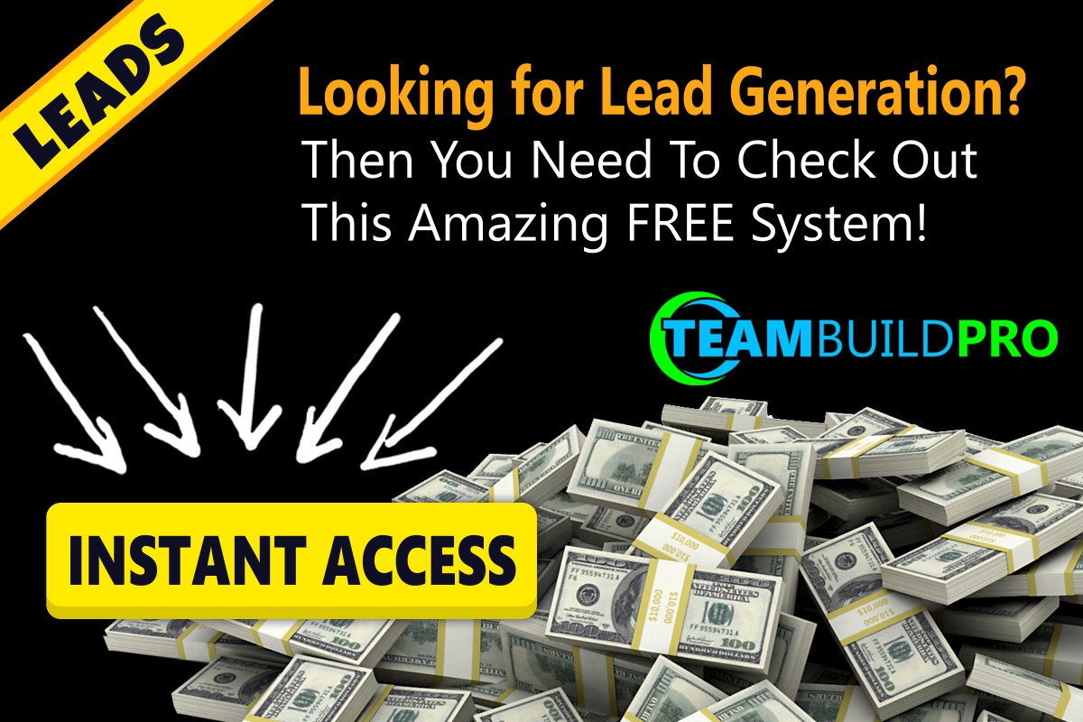 Looking for Lead Generation? Then You Need To Check Out This Amazing FREE System!